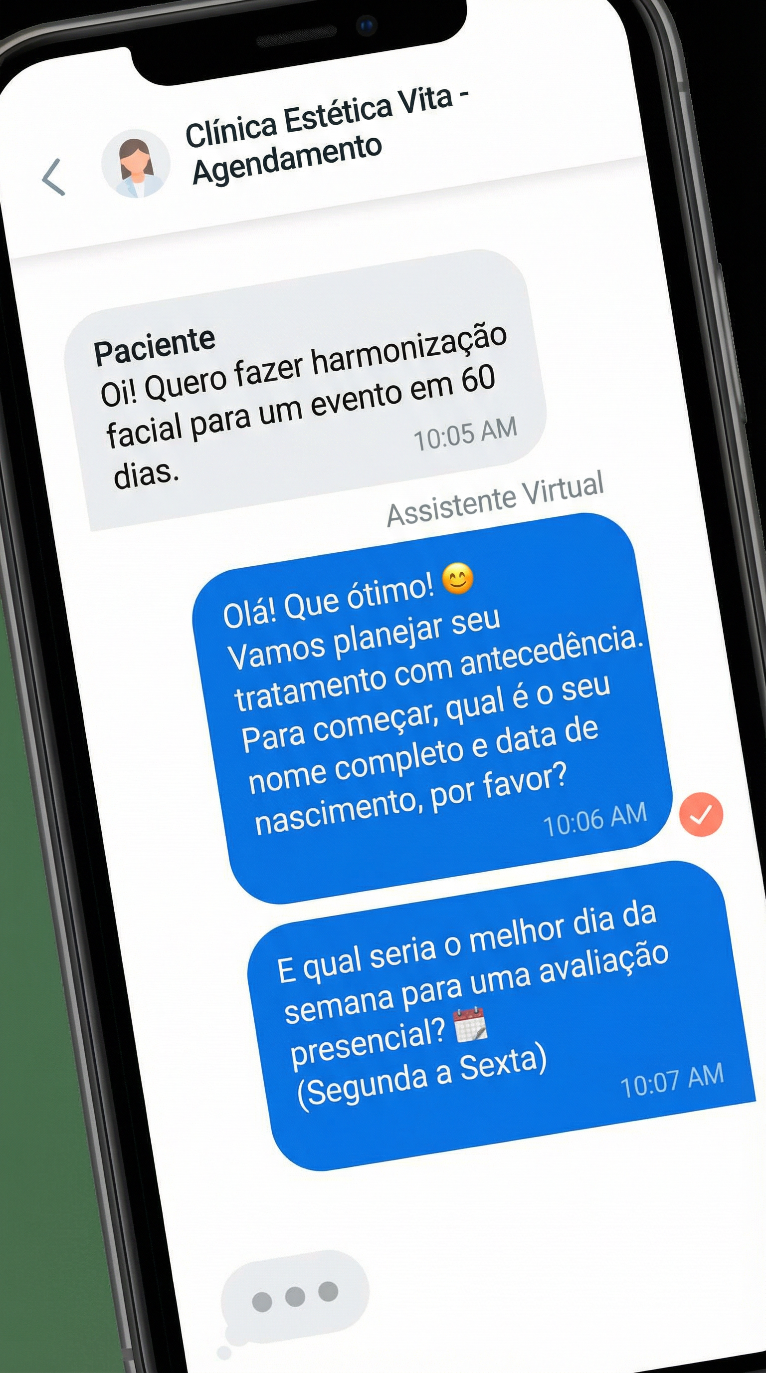 Demonstração de conversa