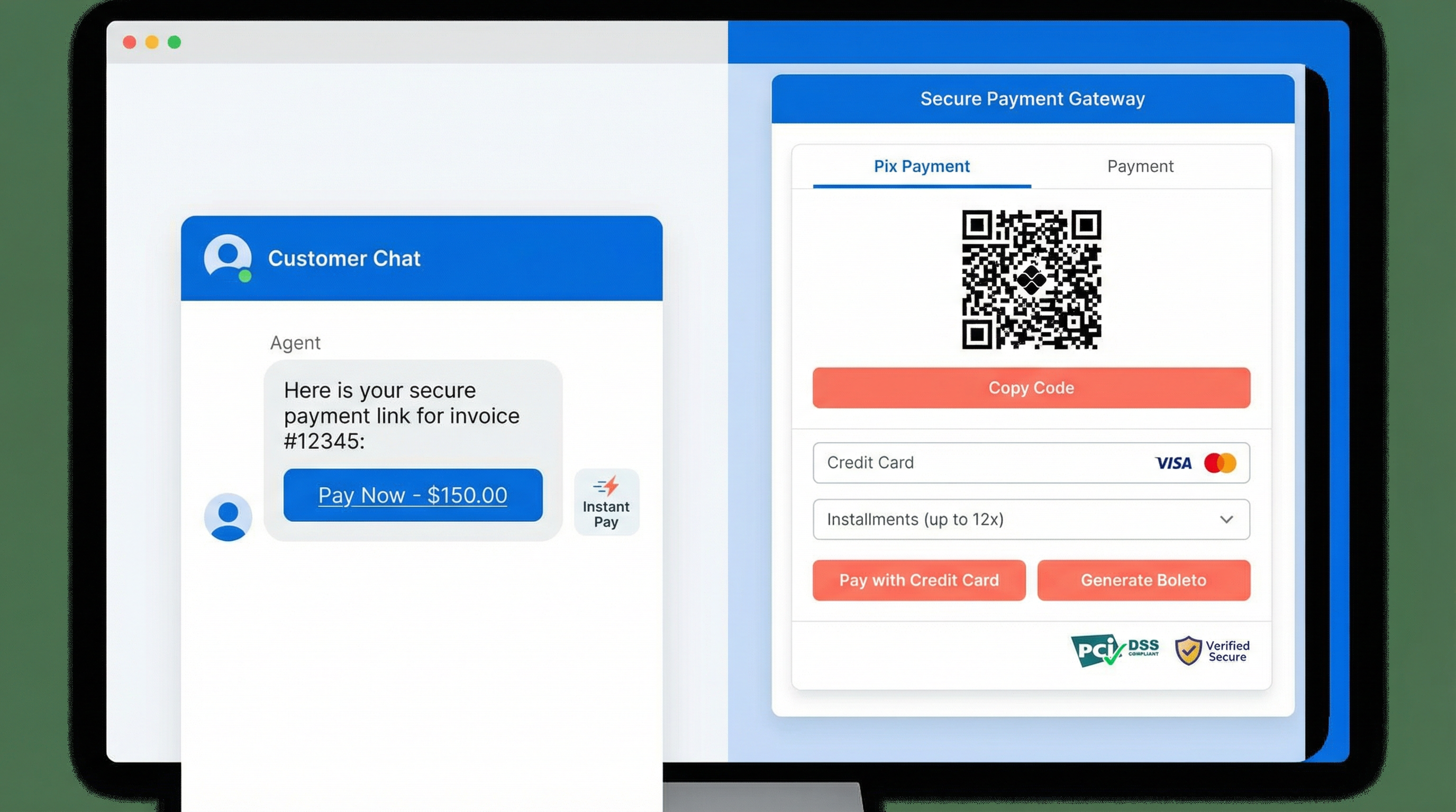 Integração de pagamentos